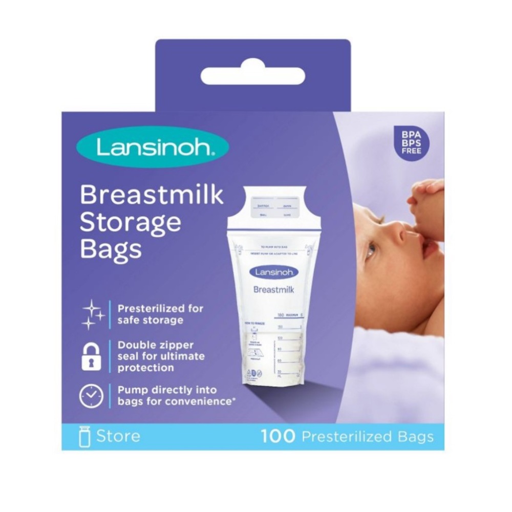 Lansinoh breastmilk storage bags brand new unopened box